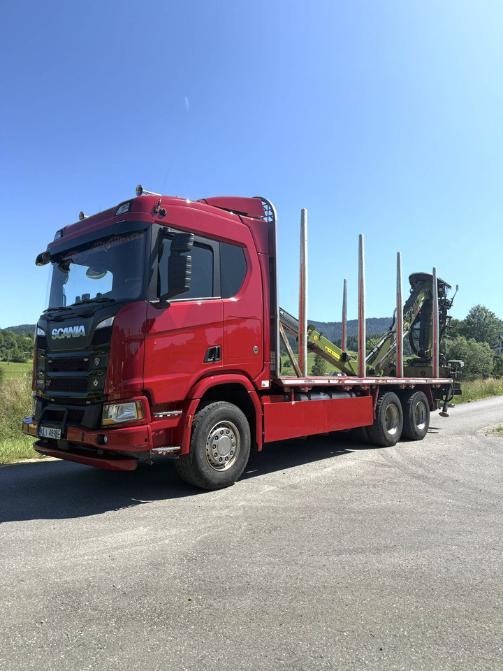 SCANIA R520 XT - משאית עץ, משאית מנוף: תמונה 2 SCANIA R520 XT - משאית עץ, משאית מנוף: תמונה 2