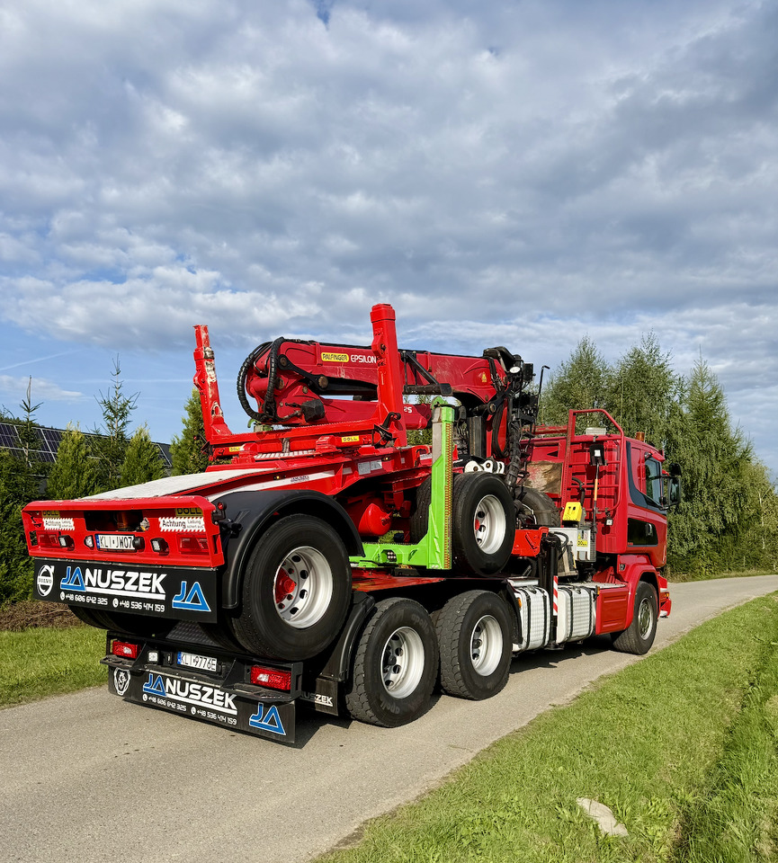 SCANIA R580 - משאית עץ, משאית מנוף: תמונה 5 SCANIA R580 - משאית עץ, משאית מנוף: תמונה 5