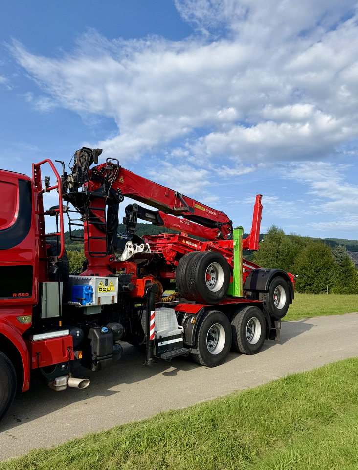 SCANIA R580 - משאית עץ, משאית מנוף: תמונה 3 SCANIA R580 - משאית עץ, משאית מנוף: תמונה 3