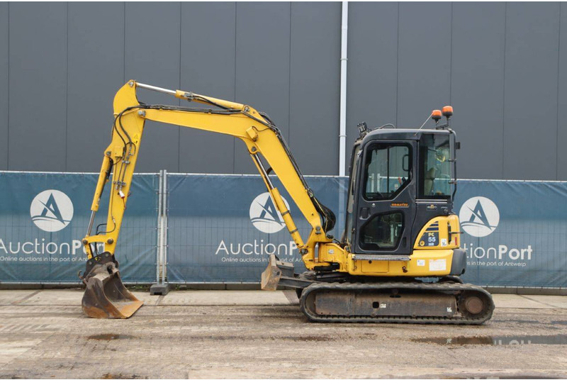 Komatsu PC55MR-3 - מחפר סורק: תמונה 1 Komatsu PC55MR-3 - מחפר סורק: תמונה 1