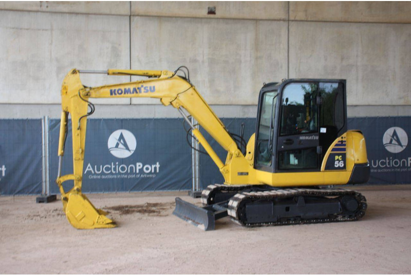 Komatsu PC56-7 - מחפר סורק: תמונה 1 Komatsu PC56-7 - מחפר סורק: תמונה 1