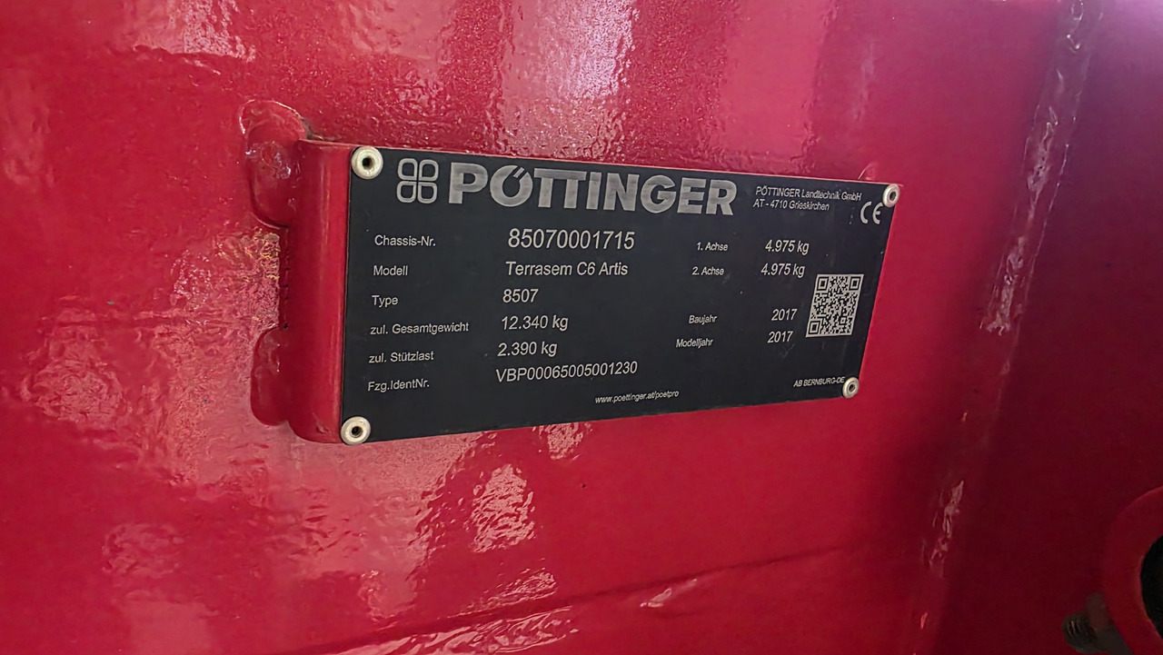 PÖTTINGER Terrasem C6 Artis - מקדחת זרעים: תמונה 4 PÖTTINGER Terrasem C6 Artis - מקדחת זרעים: תמונה 4