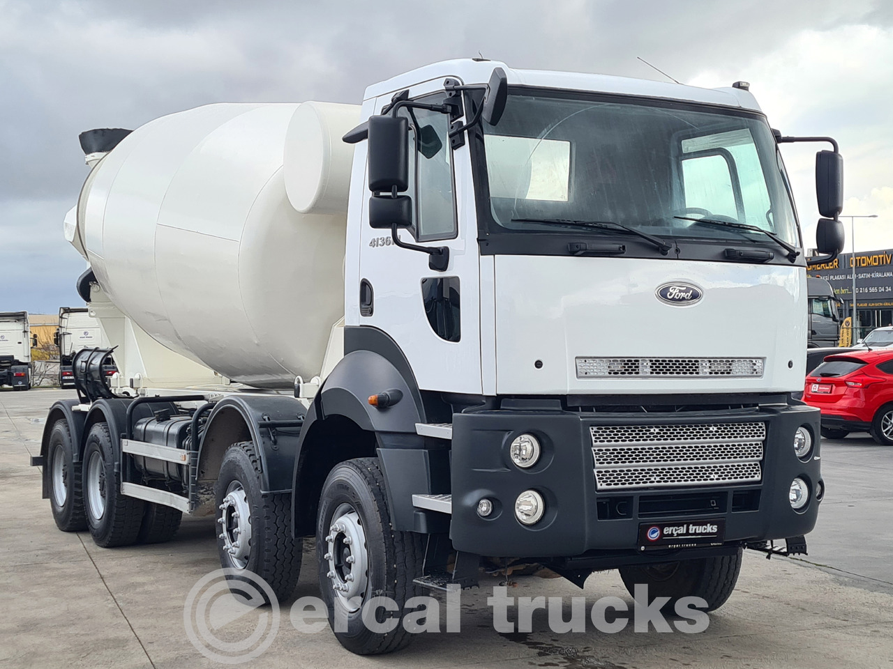 FORD Ford 2015 4136/ EURO 5 - AC-NEW ENGINE-CONCRETE MIXER - מזהיר: תמונה 3 FORD Ford 2015 4136/ EURO 5 - AC-NEW ENGINE-CONCRETE MIXER - מזהיר: תמונה 3