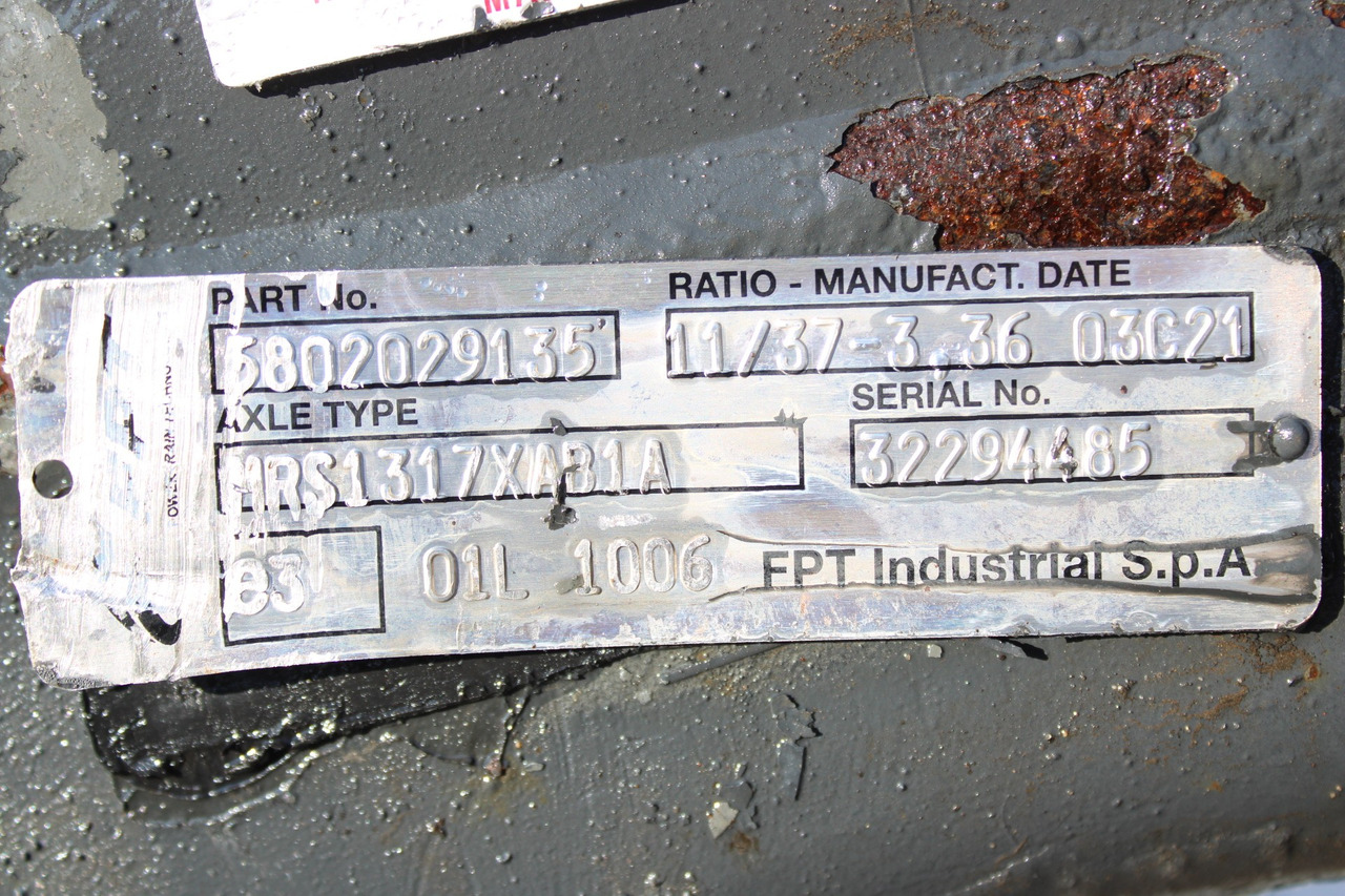 AXA SPATE MRS1317X IVECO S-WAY 5802029135, 5802033354, 42575876 - סרן אחורי עבור משאית: תמונה 3 AXA SPATE MRS1317X IVECO S-WAY 5802029135, 5802033354, 42575876 - סרן אחורי עבור משאית: תמונה 3