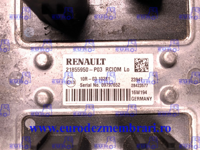 CALCULATOR RCIOM RENAULT T MEGA 21855950 - ECU עבור משאית: תמונה 2 CALCULATOR RCIOM RENAULT T MEGA 21855950 - ECU עבור משאית: תמונה 2