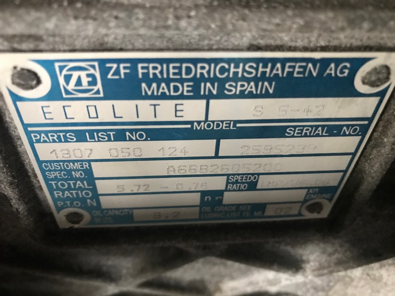 CUTIE DE VITEZE ZF S 5-42 R=5,72-0,76 - תיבת הילוכים עבור משאית: תמונה 3 CUTIE DE VITEZE ZF S 5-42 R=5,72-0,76 - תיבת הילוכים עבור משאית: תמונה 3