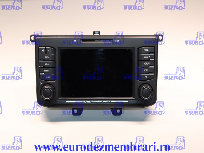 ELEMENT BORD UNITATE MULTIMEDIA SCANIA NGS 2583774, 2594721, 2735760, 2635711, 2783088, 2819278, 2819281 - לוח מחוונים עבור משאית: תמונה 1 ELEMENT BORD UNITATE MULTIMEDIA SCANIA NGS 2583774, 2594721, 2735760, 2635711, 2783088, 2819278, 2819281 - לוח מחוונים עבור משאית: תמונה 1