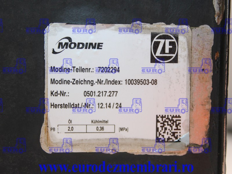 RADIATOR ULEI INTARDER MAN TGX 81.32004.6441, 0501217277, 81.32560.0075 - מקרר שמן עבור משאית: תמונה 3 RADIATOR ULEI INTARDER MAN TGX 81.32004.6441, 0501217277, 81.32560.0075 - מקרר שמן עבור משאית: תמונה 3