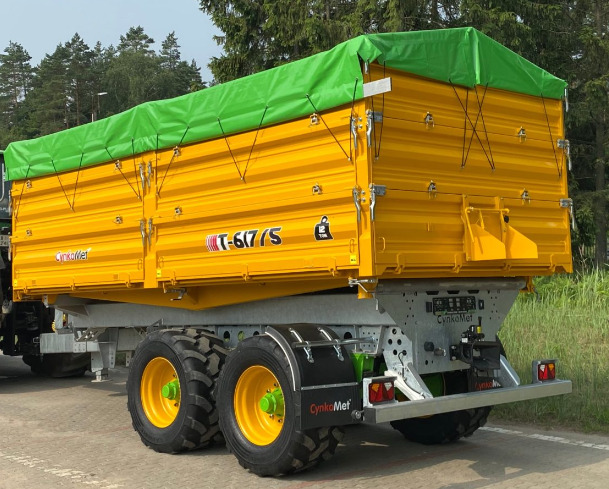 Cynkomet Przyczepa Tandem 15,5 t / Tandemanhänger / Tandem trailer / Тандемный прицеп - מסיר פסולת/ קרון נגרר חקלאי: תמונה 2 Cynkomet Przyczepa Tandem 15,5 t / Tandemanhänger / Tandem trailer / Тандемный прицеп - מסיר פסולת/ קרון נגרר חקלאי: תמונה 2