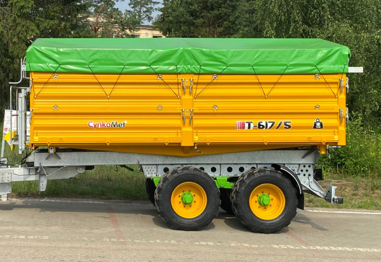 Cynkomet Przyczepa Tandem 15,5 t / Tandemanhänger / Tandem trailer / Тандемный прицеп - מסיר פסולת/ קרון נגרר חקלאי: תמונה 3 Cynkomet Przyczepa Tandem 15,5 t / Tandemanhänger / Tandem trailer / Тандемный прицеп - מסיר פסולת/ קרון נגרר חקלאי: תמונה 3