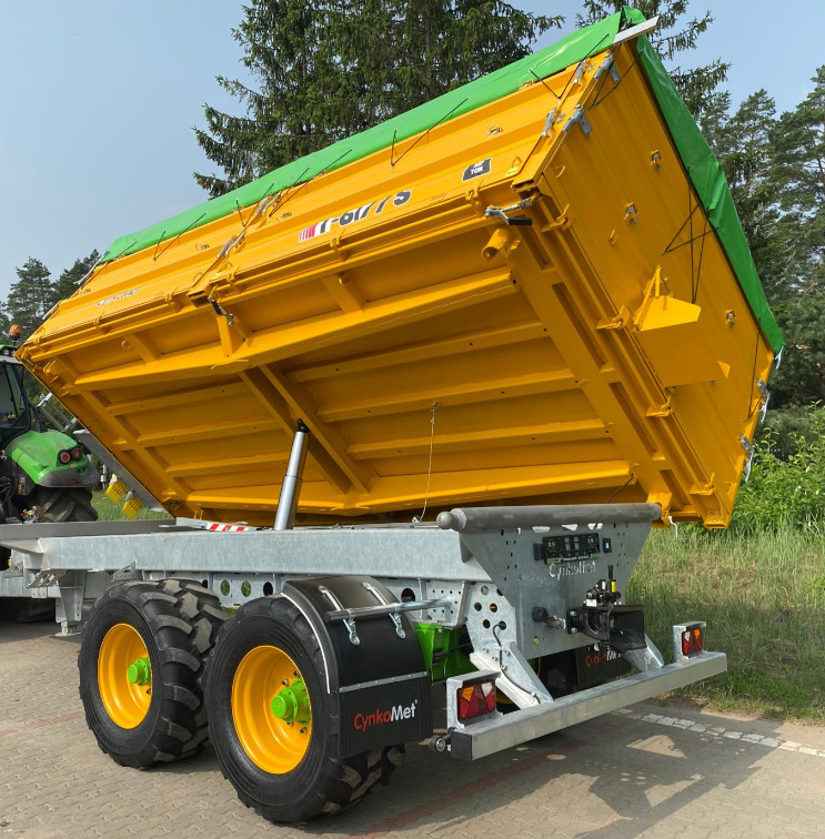 Cynkomet Przyczepa Tandem 15,5 t / Tandemanhänger / Tandem trailer / Тандемный прицеп - מסיר פסולת/ קרון נגרר חקלאי: תמונה 4 Cynkomet Przyczepa Tandem 15,5 t / Tandemanhänger / Tandem trailer / Тандемный прицеп - מסיר פסולת/ קרון נגרר חקלאי: תמונה 4