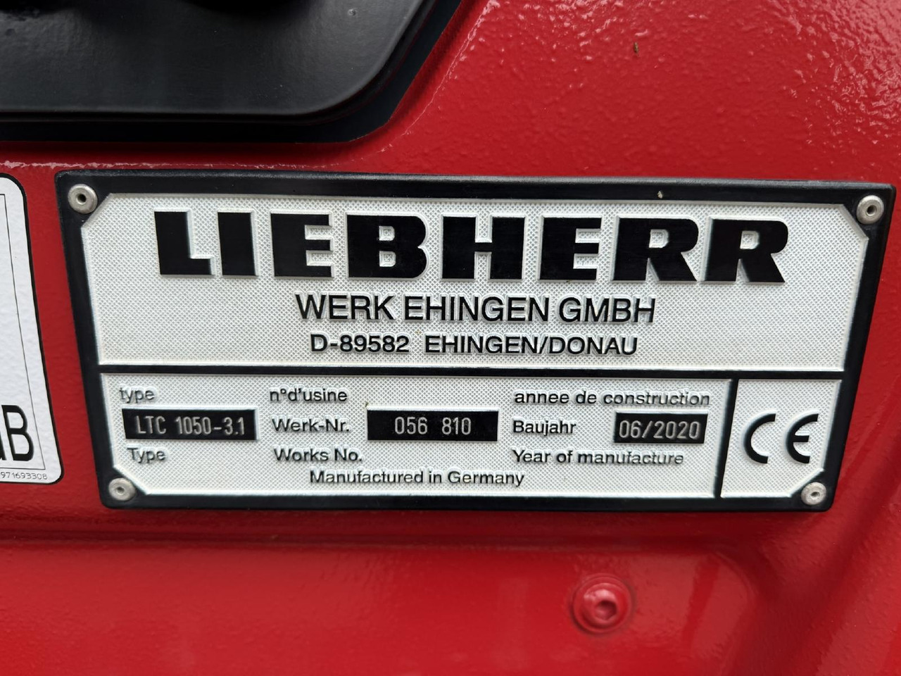 עגורן נייד Liebherr LTC 1050-3.1 | VarioBase | Telematik: תמונה 11