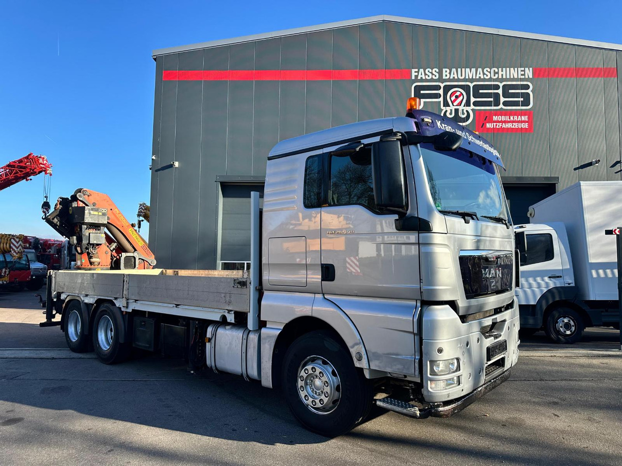 MAN TGX 26.440 6x4 | Palfinger PK 29.002 - משאית צד נופל/ שטוחה, משאית מנוף: תמונה 1 MAN TGX 26.440 6x4 | Palfinger PK 29.002 - משאית צד נופל/ שטוחה, משאית מנוף: תמונה 1