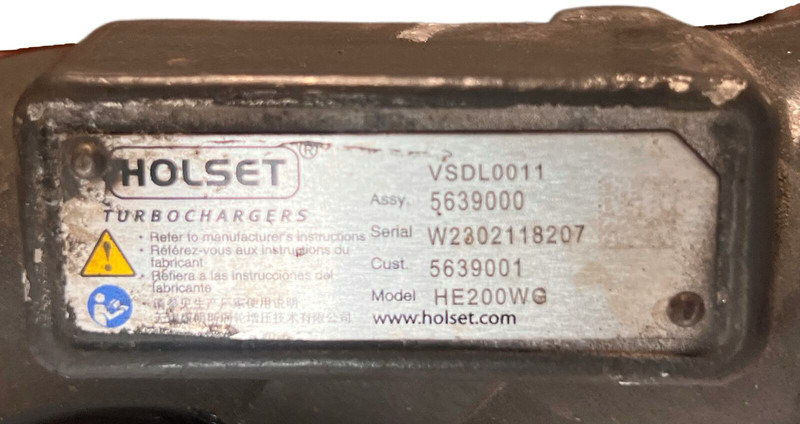 DAF Holset HE200WG - טורבו: תמונה 3 DAF Holset HE200WG - טורבו: תמונה 3