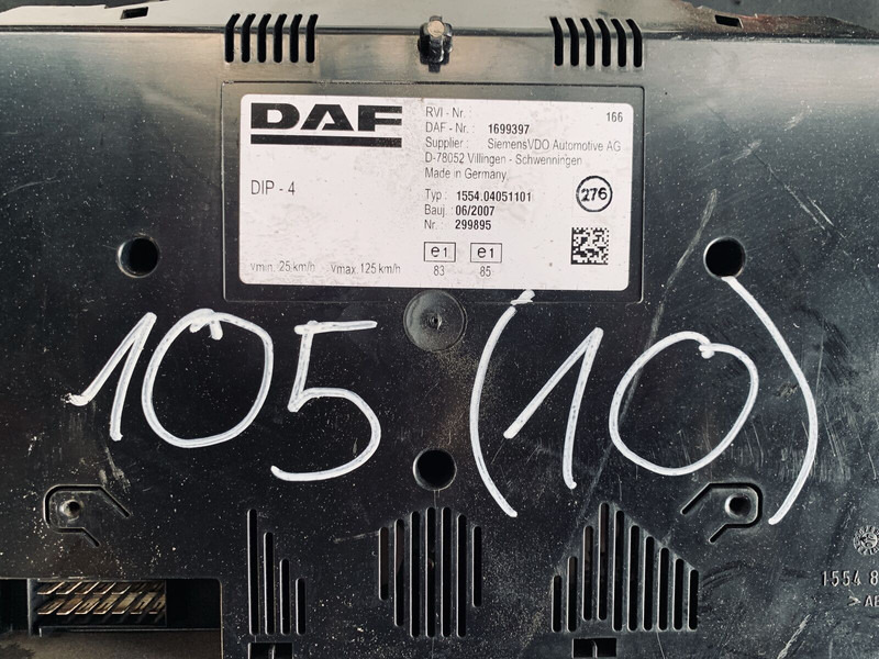 DAF Siemens VDO - לוח מחוונים: תמונה 2 DAF Siemens VDO - לוח מחוונים: תמונה 2