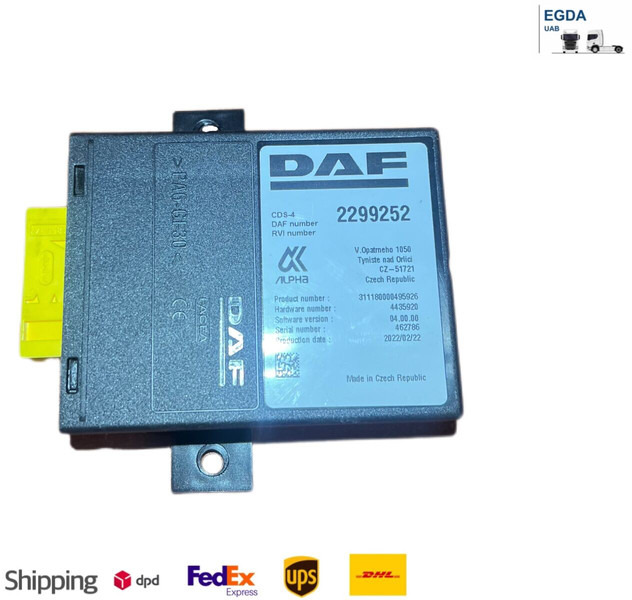 DAF - ECU: תמונה 1 DAF - ECU: תמונה 1