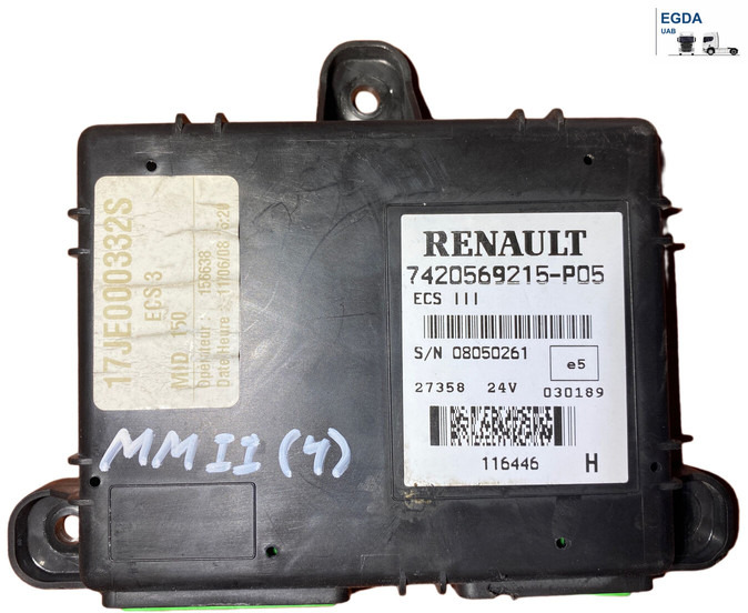 Renault - ECU: תמונה 1 Renault - ECU: תמונה 1