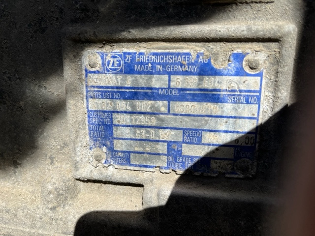ZF 6 HP 604 C - תיבת הילוכים עבור אוטובוס: תמונה 1 ZF 6 HP 604 C - תיבת הילוכים עבור אוטובוס: תמונה 1