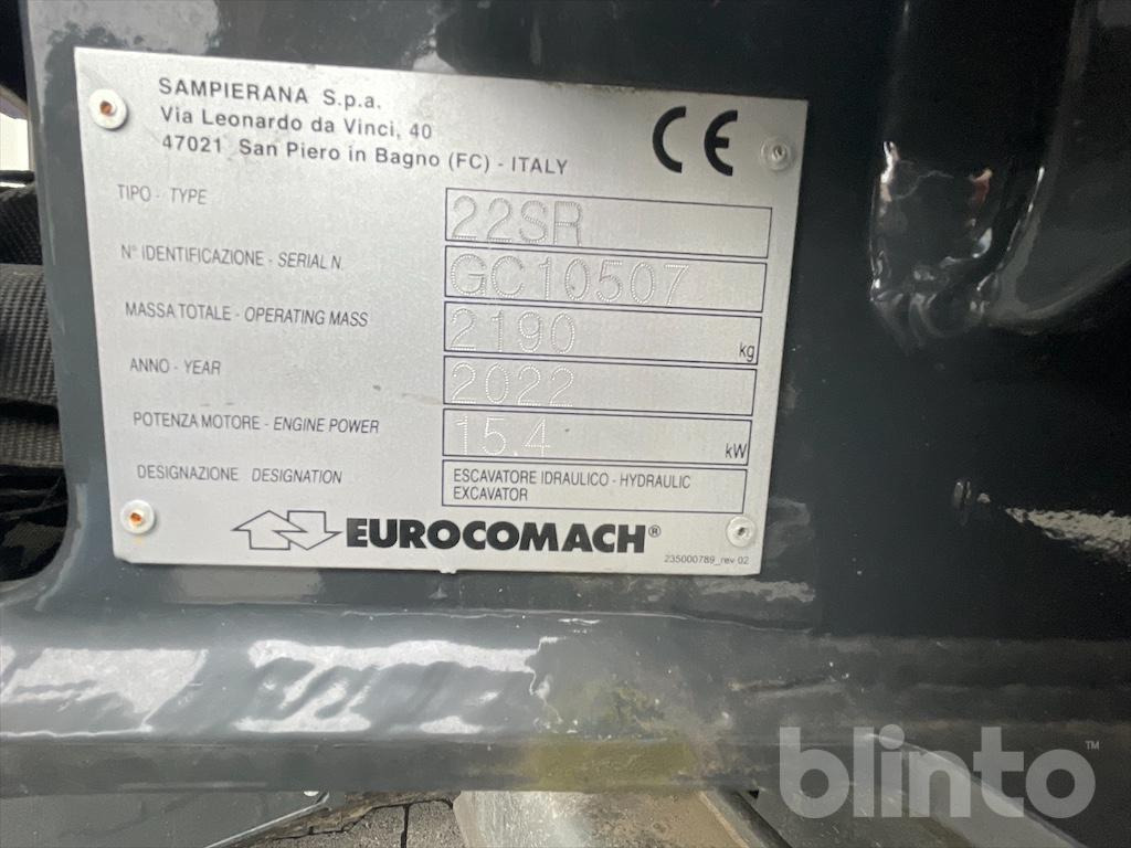 EUROCOMACH 22SR - מיני מחפר: תמונה 5 EUROCOMACH 22SR - מיני מחפר: תמונה 5