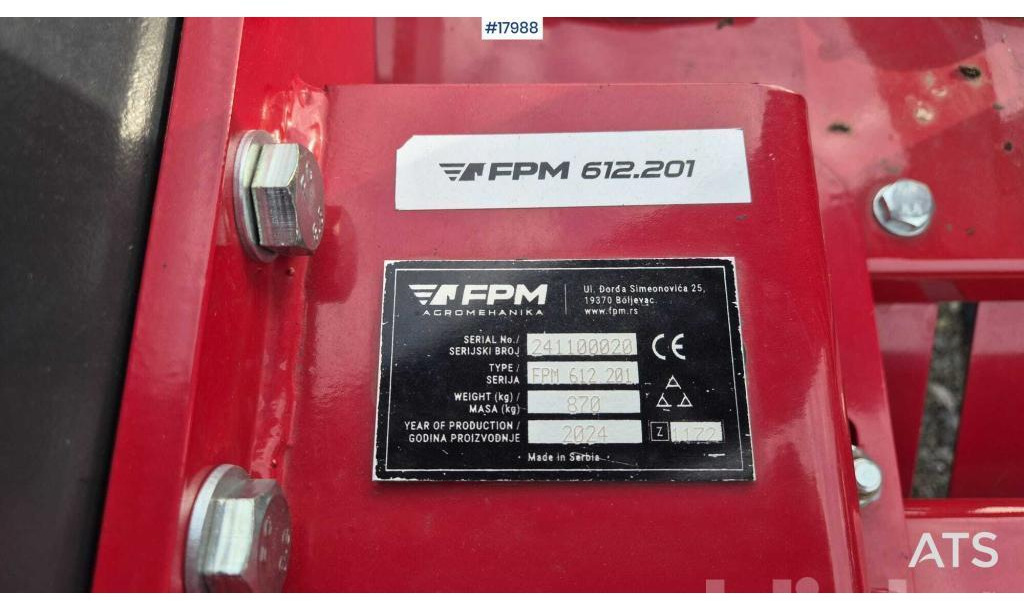 FPM RD 250/12 (2024) - קלטרת סיבובית: תמונה 5 FPM RD 250/12 (2024) - קלטרת סיבובית: תמונה 5