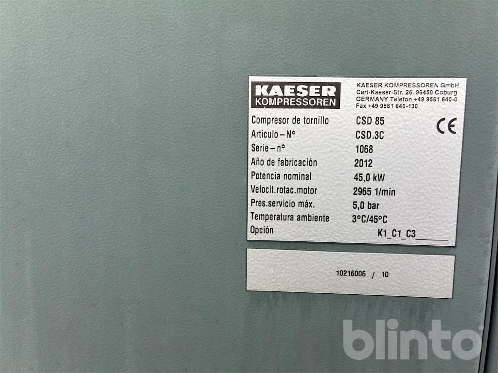 Kaeser CSD 85 - מדחס אוויר: תמונה 5 Kaeser CSD 85 - מדחס אוויר: תמונה 5