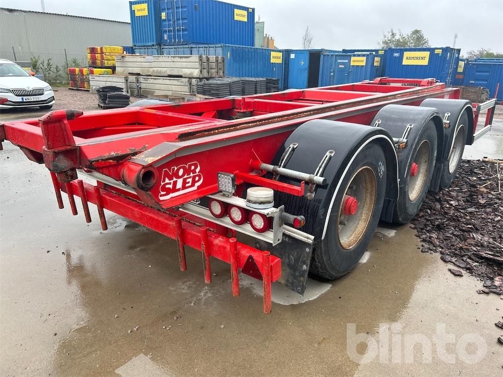 Nor Slep PHV-24KT - קרון נגרר מוביל מכולות/ החלפת גוף: תמונה 5 Nor Slep PHV-24KT - קרון נגרר מוביל מכולות/ החלפת גוף: תמונה 5