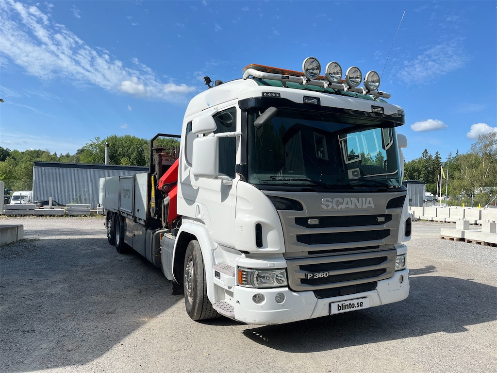 SCANIA P360LB6X2*4HNB - משאית צד נופל/ שטוחה, משאית מנוף: תמונה 3 SCANIA P360LB6X2*4HNB - משאית צד נופל/ שטוחה, משאית מנוף: תמונה 3