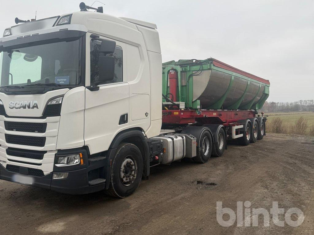 SCANIA R580 B6X2NB - יחידת טרקטור, סמיטריילר עם מזהיר: תמונה 1 SCANIA R580 B6X2NB - יחידת טרקטור, סמיטריילר עם מזהיר: תמונה 1