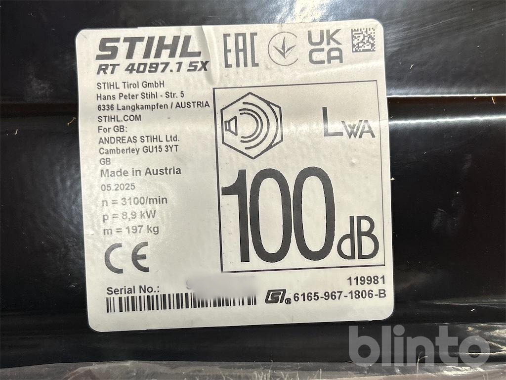 Stihl RT 4097 SX (2025) Neu - מכסחת גינה: תמונה 5 Stihl RT 4097 SX (2025) Neu - מכסחת גינה: תמונה 5