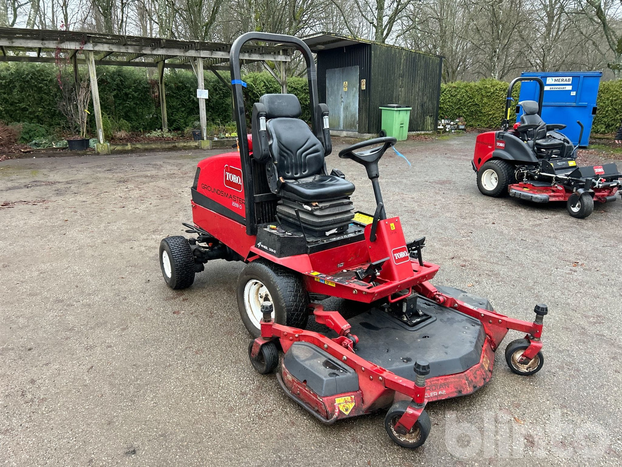 Toro Groundsmaster 228-D - מכסחת גינה: תמונה 3 Toro Groundsmaster 228-D - מכסחת גינה: תמונה 3