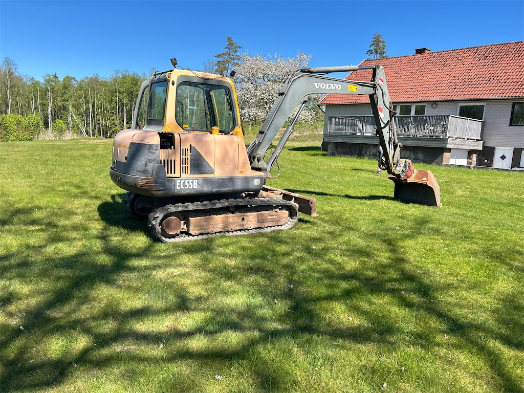 Volvo EC55B med redskap - מחפר סורק: תמונה 3 Volvo EC55B med redskap - מחפר סורק: תמונה 3