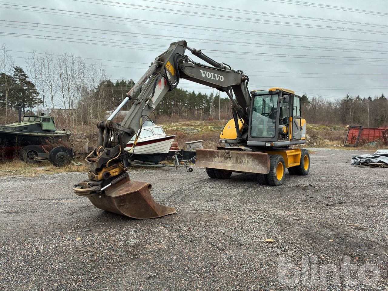 Volvo EW 140 - מחפר גלגלים: תמונה 2 Volvo EW 140 - מחפר גלגלים: תמונה 2