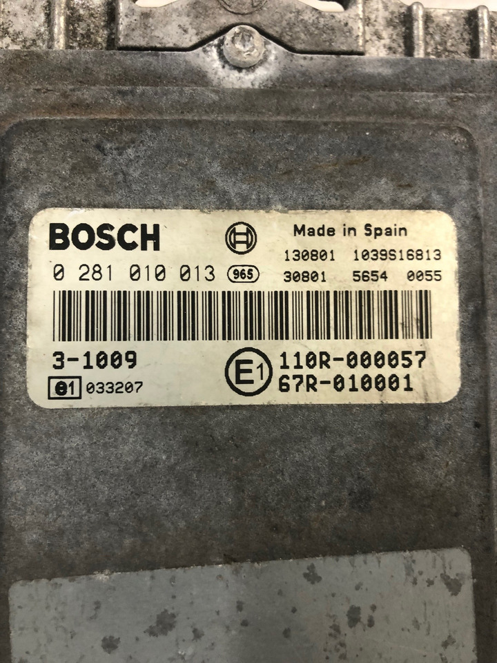 CENTRALINA CNG - RIF. BOSCH 0281010013 - RIF. MAN 51258037402 - ECU: תמונה 2 CENTRALINA CNG - RIF. BOSCH 0281010013 - RIF. MAN 51258037402 - ECU: תמונה 2