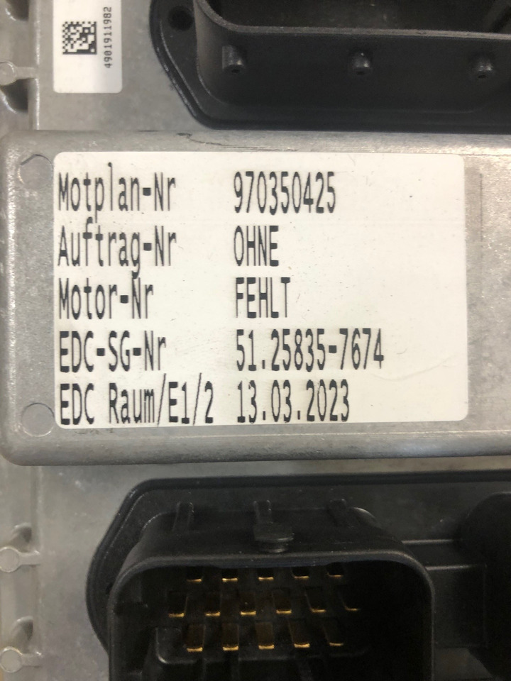 CENTRALINA EDC NUOVA - RIF. BOSCH 0281020273 - RIF. MAN 51258357674 - ECU: תמונה 3 CENTRALINA EDC NUOVA - RIF. BOSCH 0281020273 - RIF. MAN 51258357674 - ECU: תמונה 3