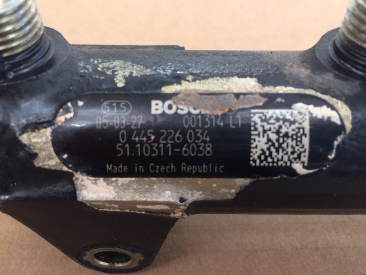 TUBO PRESSIONE COMMON RAIL MAN 51103116038 - מערכת דלק: תמונה 4 TUBO PRESSIONE COMMON RAIL MAN 51103116038 - מערכת דלק: תמונה 4