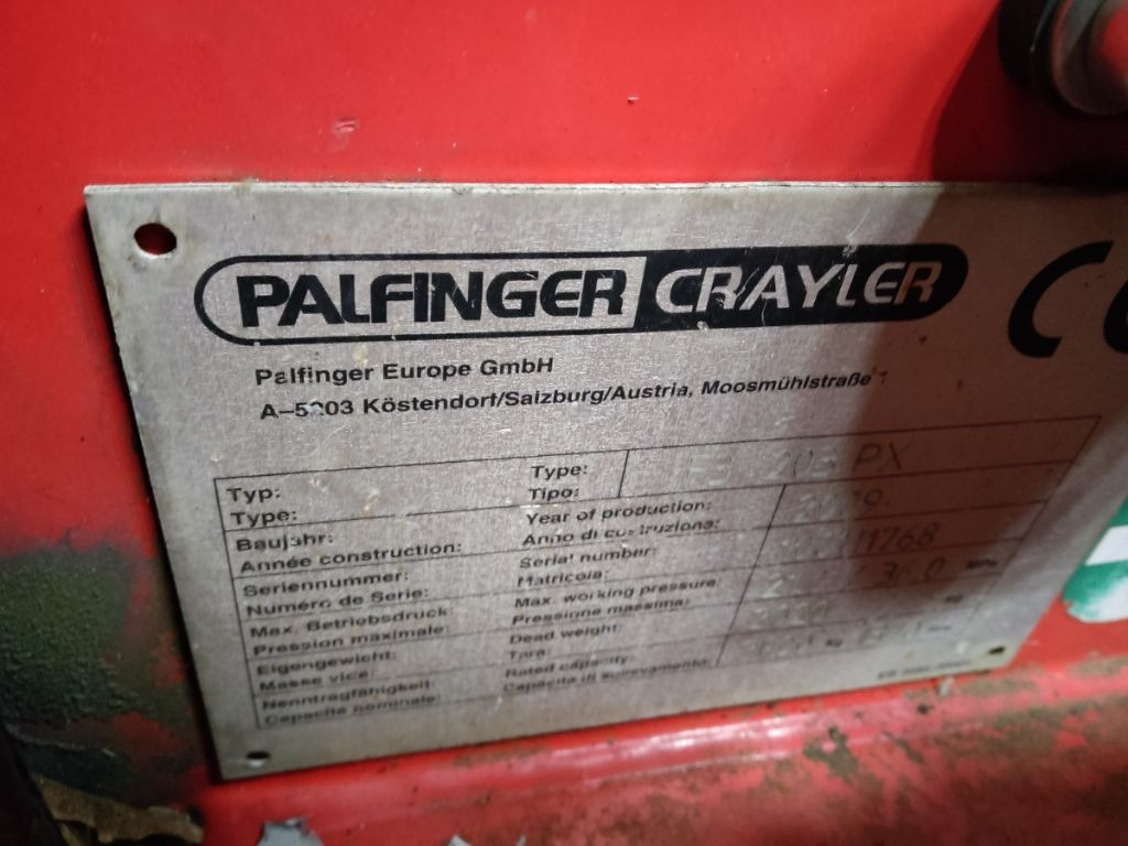 Palfinger F3-203PX - מלגזת סולר: תמונה 5 Palfinger F3-203PX - מלגזת סולר: תמונה 5
