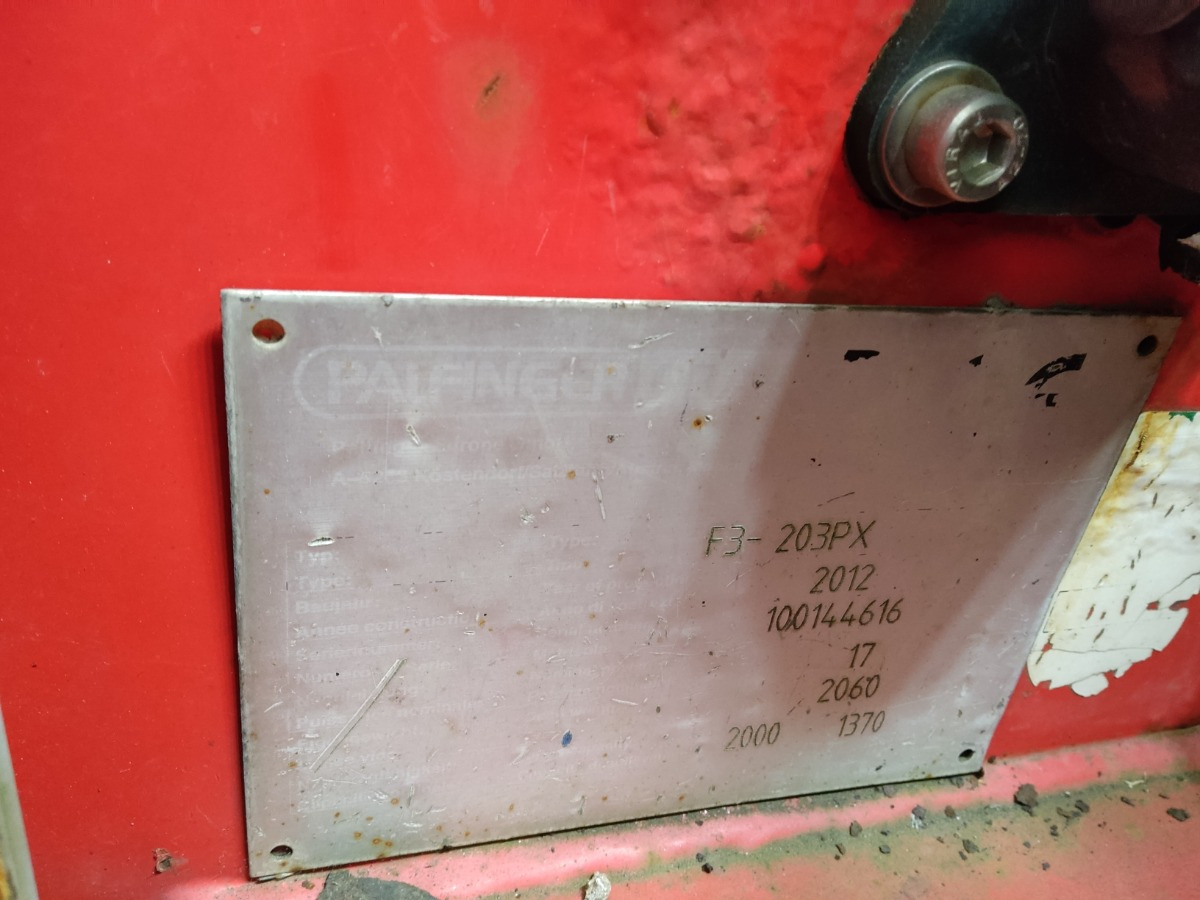 Palfinger F3-203PX - מלגזת סולר: תמונה 5 Palfinger F3-203PX - מלגזת סולר: תמונה 5