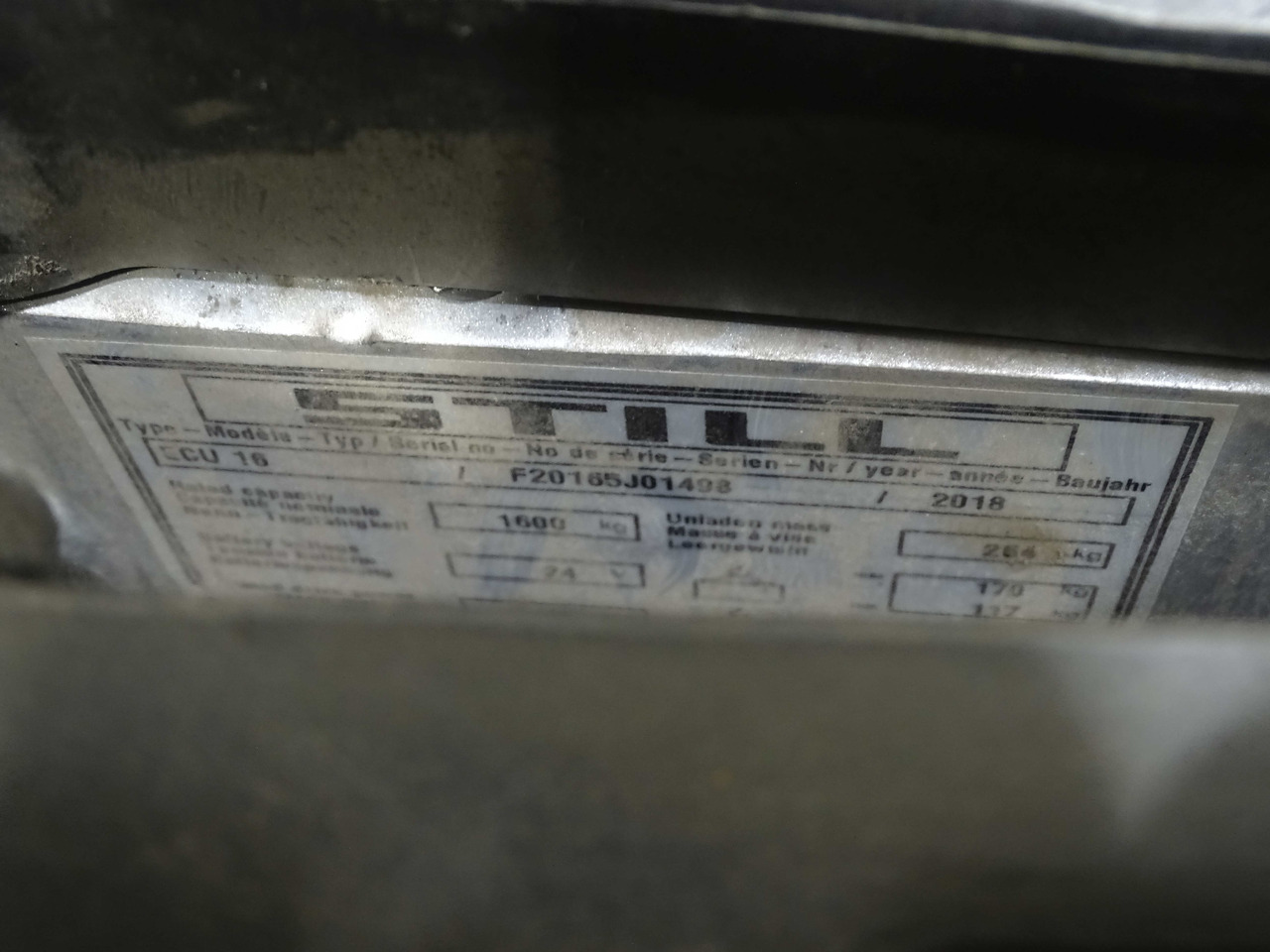 משאית משטחים Still ECU16: תמונה 6