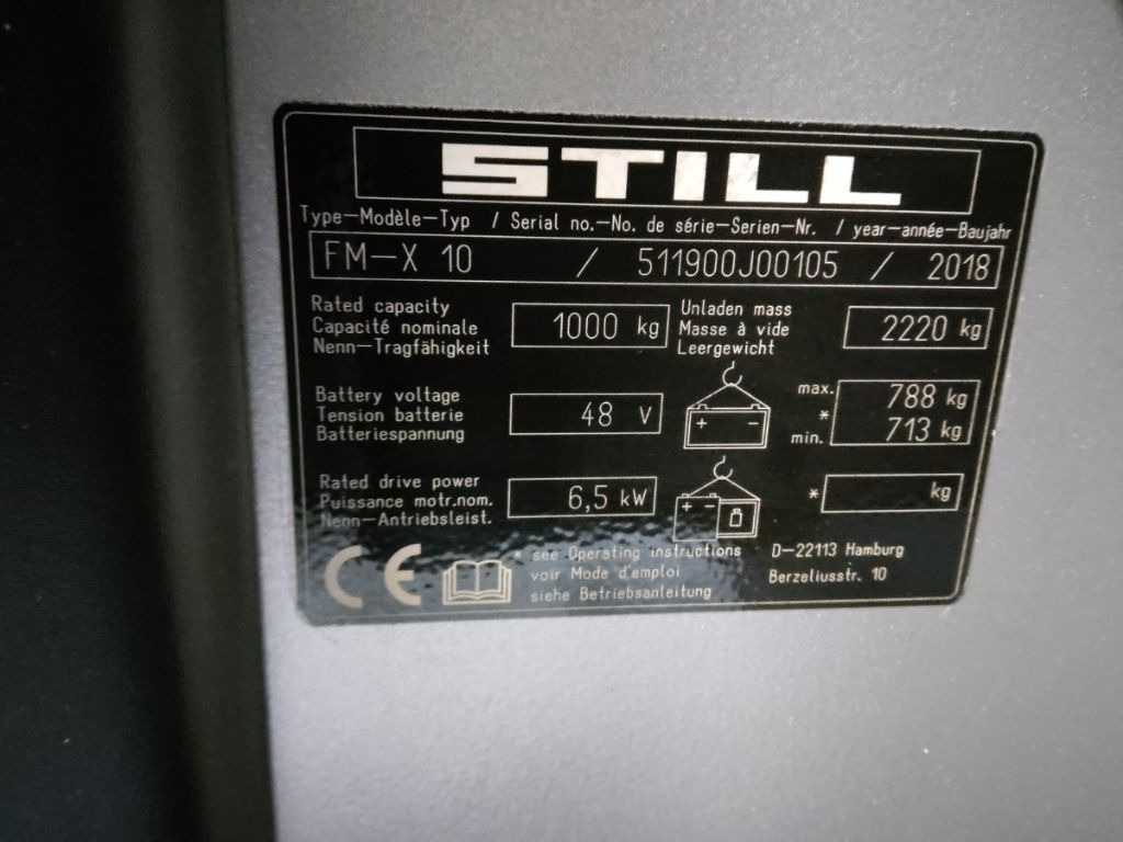 Still FM-X10/BRONZE - משאית הגעה: תמונה 5 Still FM-X10/BRONZE - משאית הגעה: תמונה 5