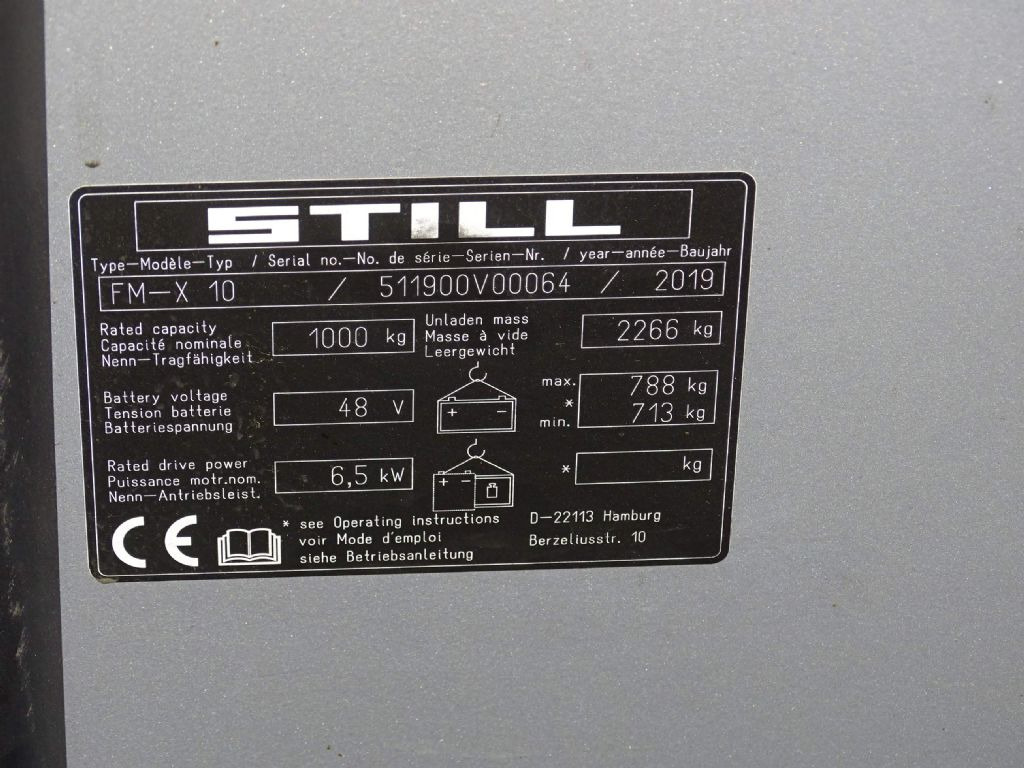 Still FM-X10 - משאית הגעה: תמונה 5 Still FM-X10 - משאית הגעה: תמונה 5