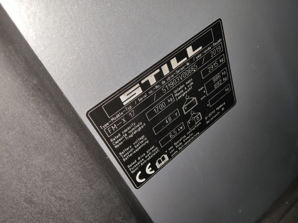משאית הגעה Still FM-X17: תמונה 9