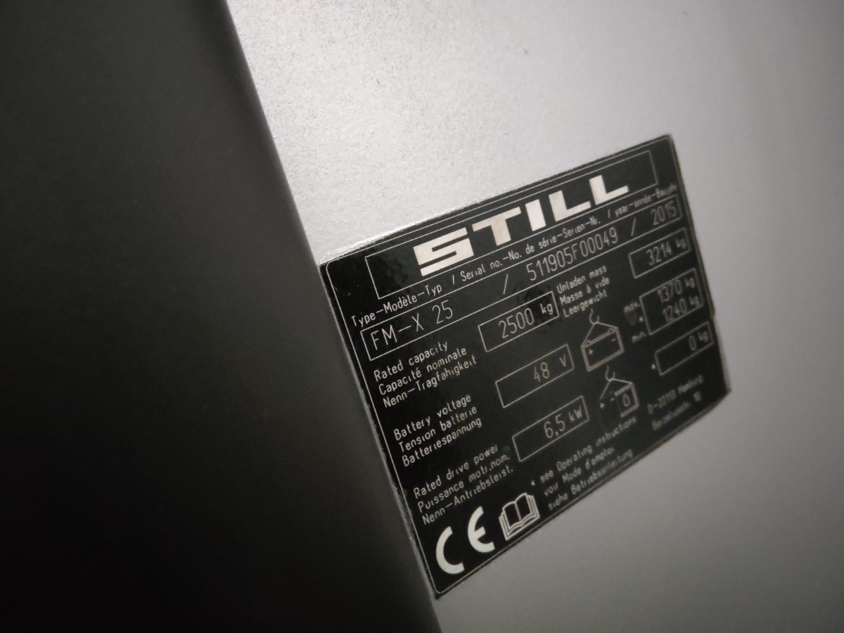 משאית הגעה Still FM-X25/BATT.NEU: תמונה 6