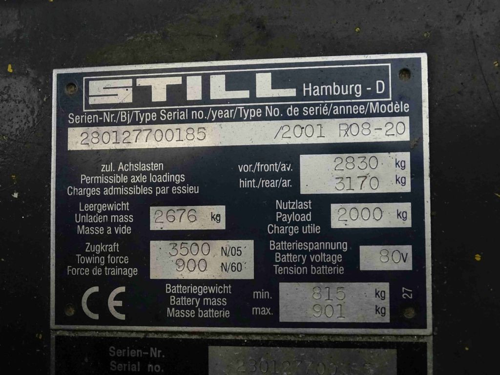 Still R08-20 - טרקטור גרירה: תמונה 5 Still R08-20 - טרקטור גרירה: תמונה 5