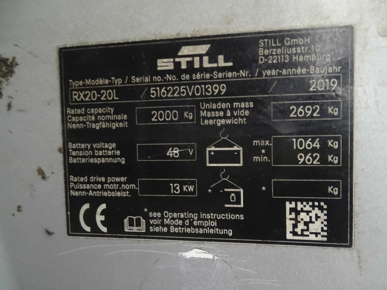 Still RX20-20L - מלגזה חשמלית: תמונה 5 Still RX20-20L - מלגזה חשמלית: תמונה 5