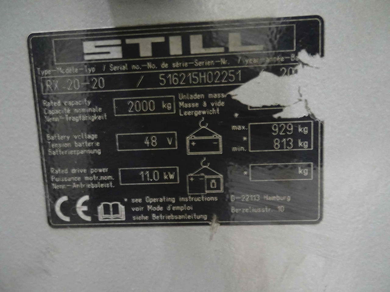 Still RX20-20 - מלגזה חשמלית: תמונה 5 Still RX20-20 - מלגזה חשמלית: תמונה 5
