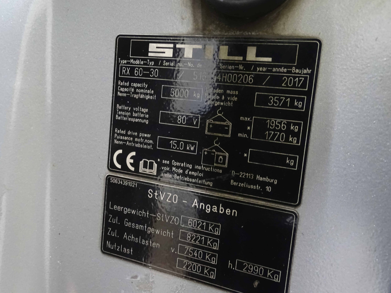 Still RX60-30L - מלגזה חשמלית: תמונה 5 Still RX60-30L - מלגזה חשמלית: תמונה 5