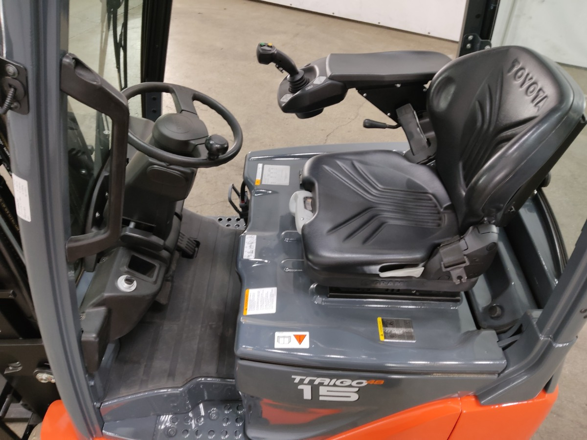 Toyota 8FBE15T - מלגזה חשמלית: תמונה 3 Toyota 8FBE15T - מלגזה חשמלית: תמונה 3
