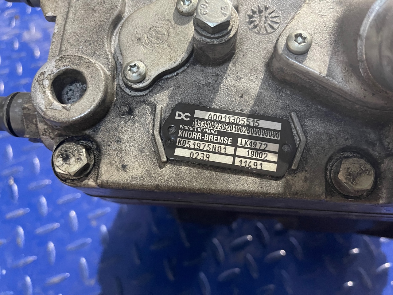 KNORR-BREMSE Mercedes Actros A0011305515 - מדחס בלם אוויר עבור משאית: תמונה 4 KNORR-BREMSE Mercedes Actros A0011305515 - מדחס בלם אוויר עבור משאית: תמונה 4