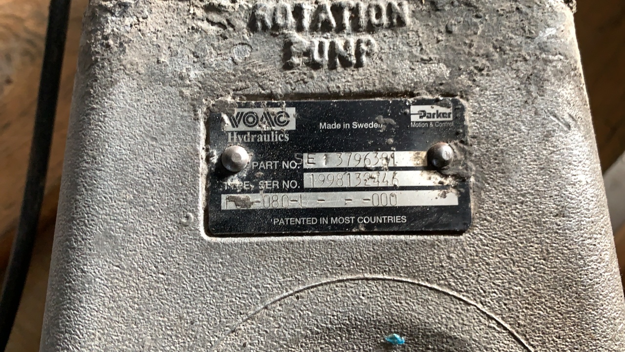 Parker Hydraulik Pump 3796381 - משאבה הידרולית עבור משאית: תמונה 1 Parker Hydraulik Pump 3796381 - משאבה הידרולית עבור משאית: תמונה 1