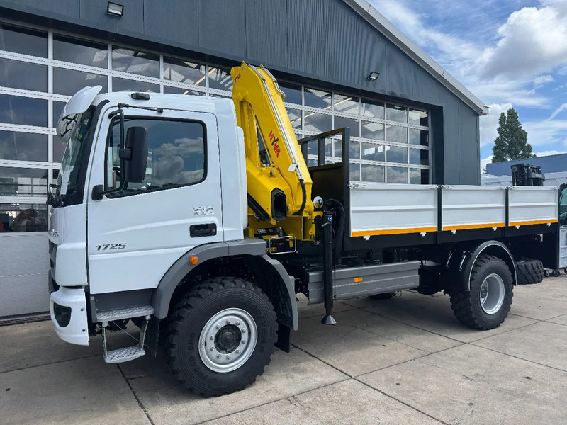 Mercedes-Benz Atego Atego 1725 4x4 Flatbed with Hyva HB120 Crane - משאית מנוף: תמונה 4 Mercedes-Benz Atego Atego 1725 4x4 Flatbed with Hyva HB120 Crane - משאית מנוף: תמונה 4
